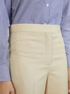 Stoffhose Beige