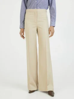 Stoffhose Beige