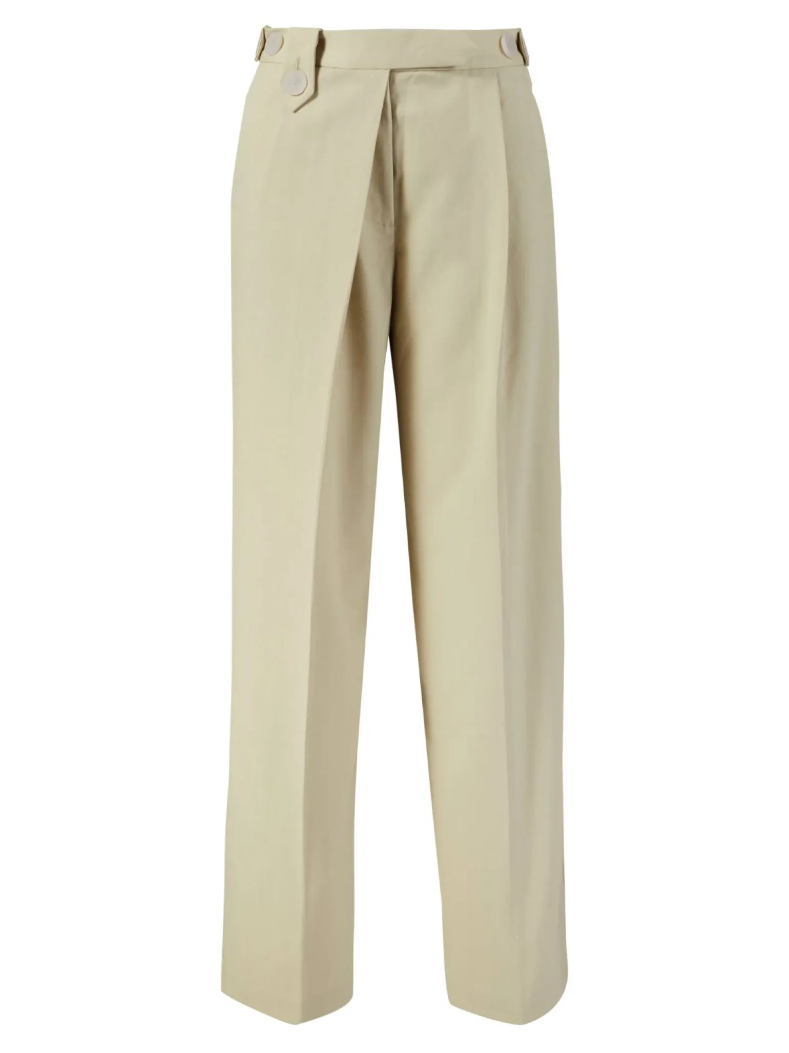 Stoffhose 'Belt Pleat' Hellgrün