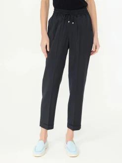 Stoffhose Blau