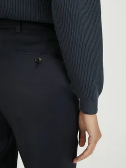 Stoffhose Blau