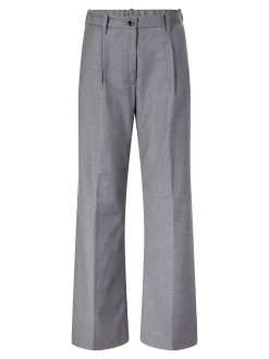 Stoffhose 'Blenda' aus Wolle Grau