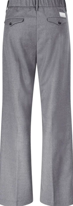 Stoffhose 'Blenda' aus Wolle Grau