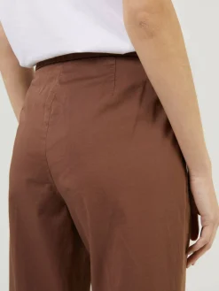 Stoffhose Braun