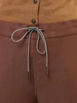Stoffhose Braun