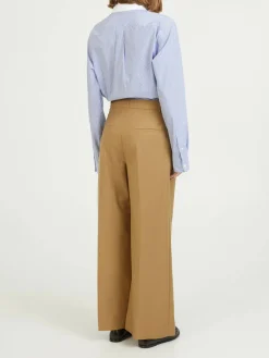 Stoffhose 'Cascade' Beige