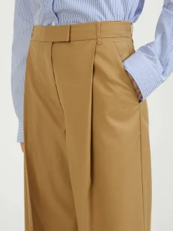 Stoffhose 'Cascade' Beige
