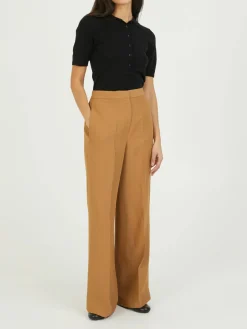 Stoffhose Cognac