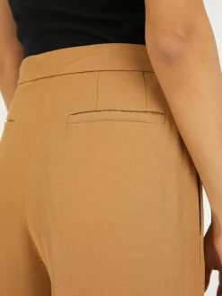 Stoffhose Cognac