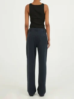 Stoffhose 'Eliot' Marineblau