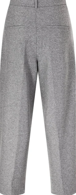 Stoffhose 'Emilie' aus Wolle Grau