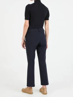 Stoffhose 'Farah' Marineblau