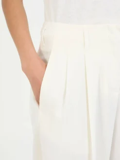 Stoffhose 'Flavia' Crème