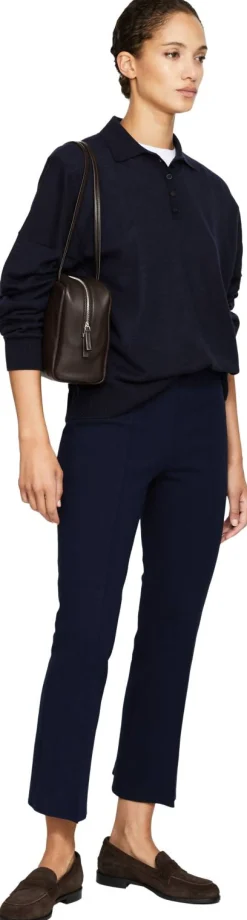 Stoffhose 'Geo Kick' Marineblau