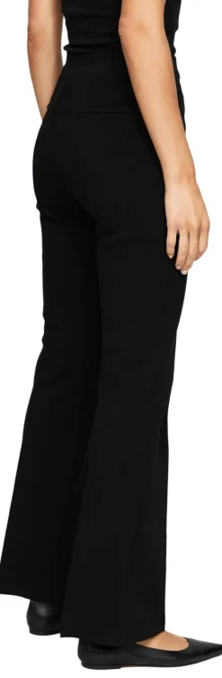 Stoffhose 'Geo Long Kick' Schwarz