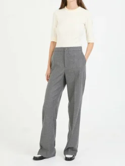 Stoffhose Grau