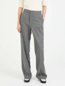 Stoffhose Grau