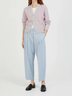 Stoffhose Hellblau
