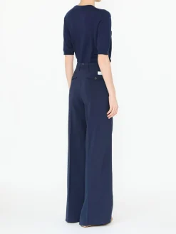 Stoffhose 'Karen' Marineblau