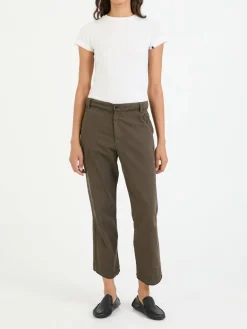 Stoffhose Khaki