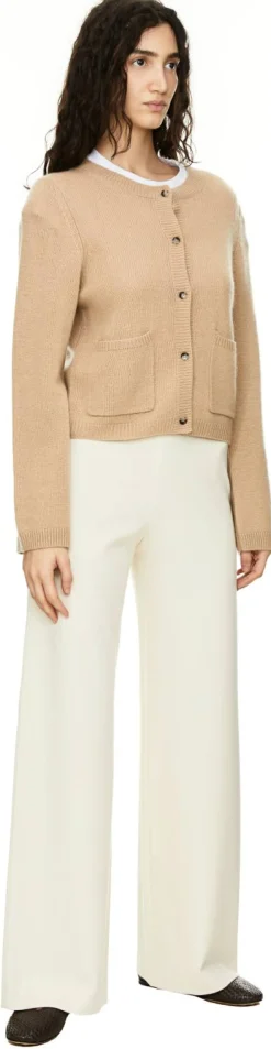 Stoffhose 'Kimberly' Crème