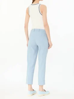Stoffhose 'Krystal' Blau