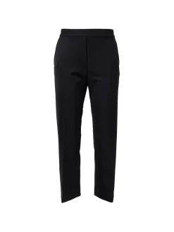 Stoffhose 'Lady Pull On' Marineblau