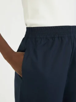 Stoffhose Marineblau