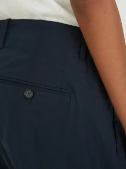 Stoffhose Marineblau