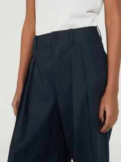 Stoffhose Marineblau