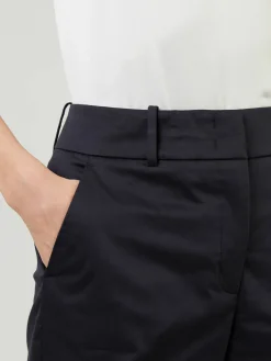 Stoffhose Marineblau