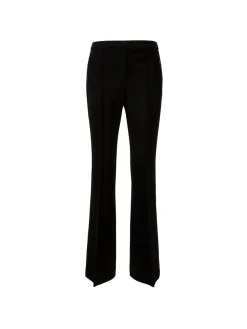 Stoff-Hose mit elastischem Bund Schwarz