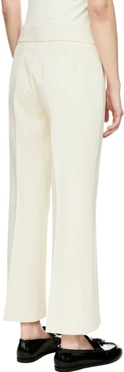 Stoffhose 'Nanette' Crème