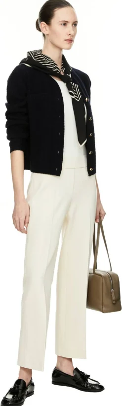 Stoffhose 'Nanette' Crème