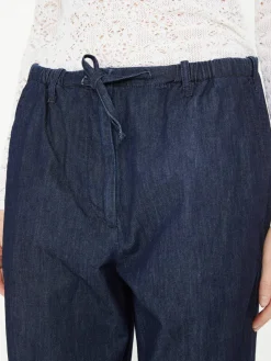 Stoffhose 'Penra' Marineblau