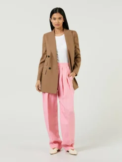 Stoffhose Pink