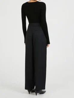 Stoffhose 'Piscali' Schwarz