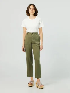 Stoffhose 'Saskia' Khaki