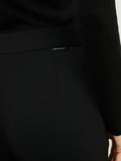 Stoffhose Schwarz