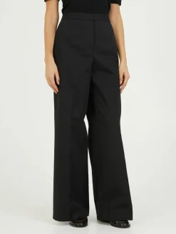 Stoffhose Schwarz