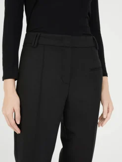 Stoffhose Schwarz