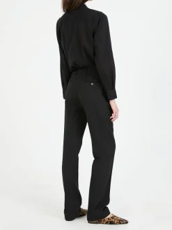 Stoffhose Schwarz