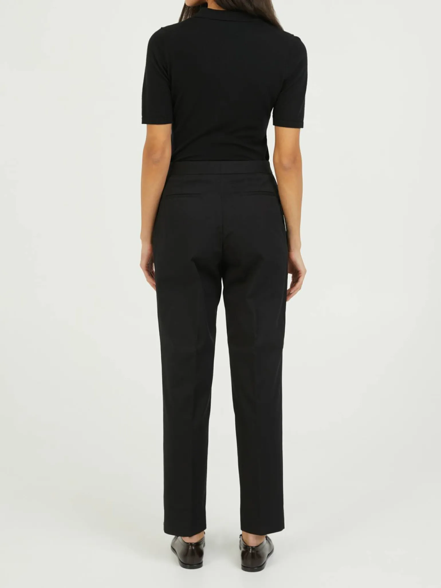 Stoffhose Schwarz
