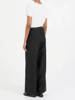 Stoffhose Schwarz