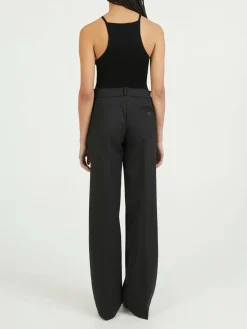 Stoffhose Schwarz