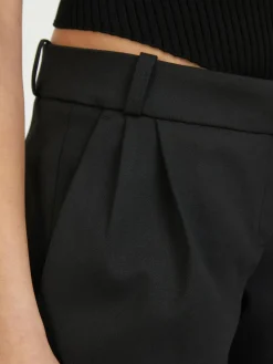 Stoffhose Schwarz