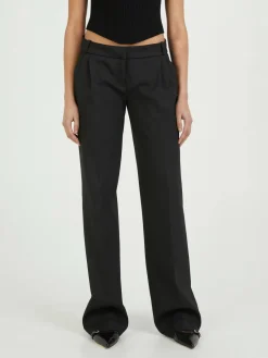 Stoffhose Schwarz