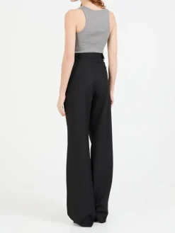 Stoffhose Schwarz