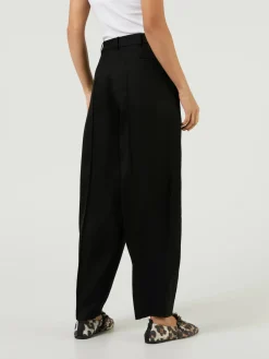 Stoffhose Schwarz