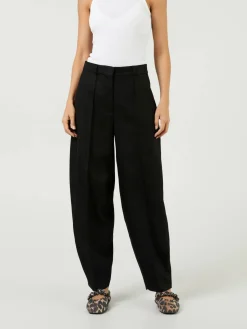 Stoffhose Schwarz